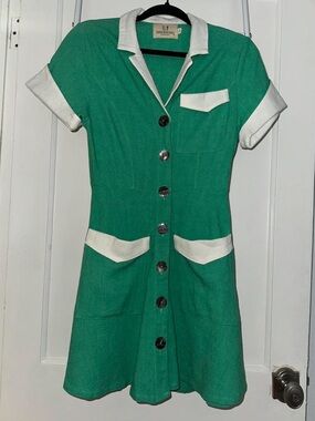XS Fashion Brand Company Thick Linen Twin Peaks Diner Dress